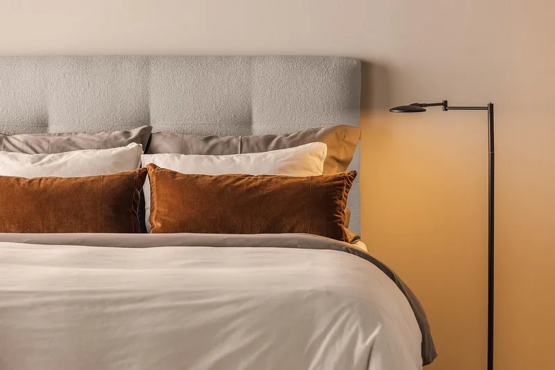 Oslo Lyx Kontinentalseng 120x200 cm - Grå - Møbler - Senge - Kontinentalsenge