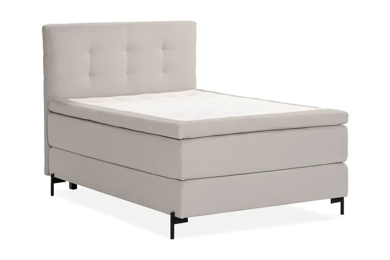 Oslo Lyx Kontinentalseng 120x200 cm - Grå - Møbler - Senge - Kontinentalsenge