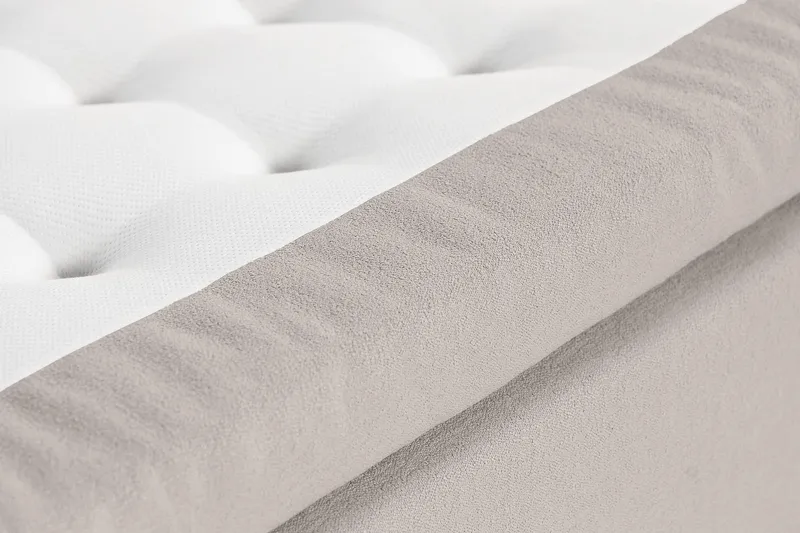 Oslo Lyx Kontinentalseng 120x200 cm - Grå - Møbler - Senge - Kontinentalsenge