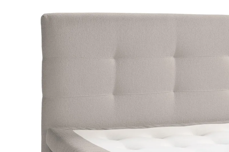 Oslo Lyx Kontinentalseng 120x200 cm - Grå - Møbler - Senge - Kontinentalsenge