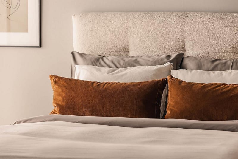 Oslo Lyx Kontinentalseng 140x200 cm - Lysbeige - Møbler - Senge - Kontinentalsenge