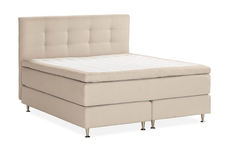 Oslo Lyx Kontinentalseng 160x200 cm - Beige - Møbler - Senge - Kontinentalsenge
