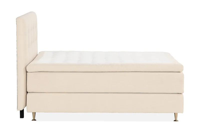 Oslo Lyx Kontinentalseng 160x200 cm - Lysbeige - Møbler - Senge - Kontinentalsenge