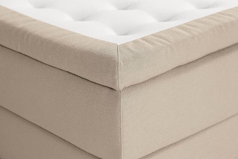 Oslo Lyx Kontinentalseng Boucle 120x200 - Beige - Komplet sengepakke - Kontinentalsenge