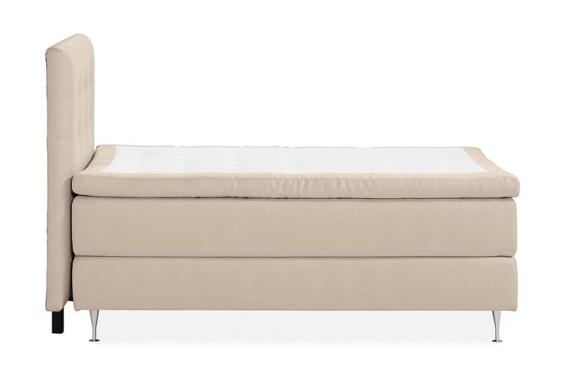 Oslo Lyx Kontinentalseng Boucle 120x200 - Beige - Møbler - Senge - Kontinentalsenge