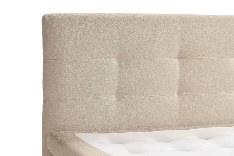 Oslo Lyx Kontinentalseng Boucle 120x200 - Beige - Møbler - Senge - Kontinentalsenge