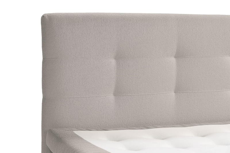 Oslo Lyx Kontinentalseng Boucle 120x200 - Grå - Møbler - Senge - Kontinentalsenge