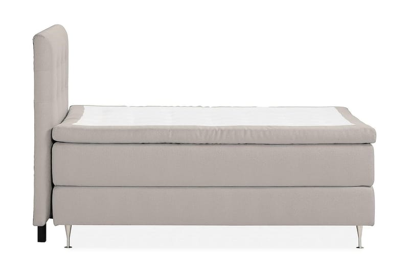 Oslo Lyx Kontinentalseng Boucle 120x200 - Grå - Møbler - Senge - Kontinentalsenge