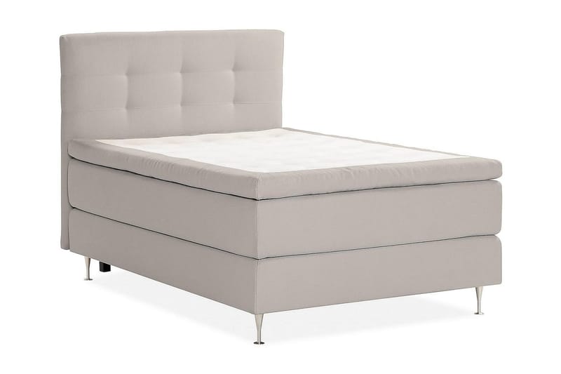 Oslo Lyx Kontinentalseng Boucle 120x200 - Grå - Møbler - Senge - Kontinentalsenge