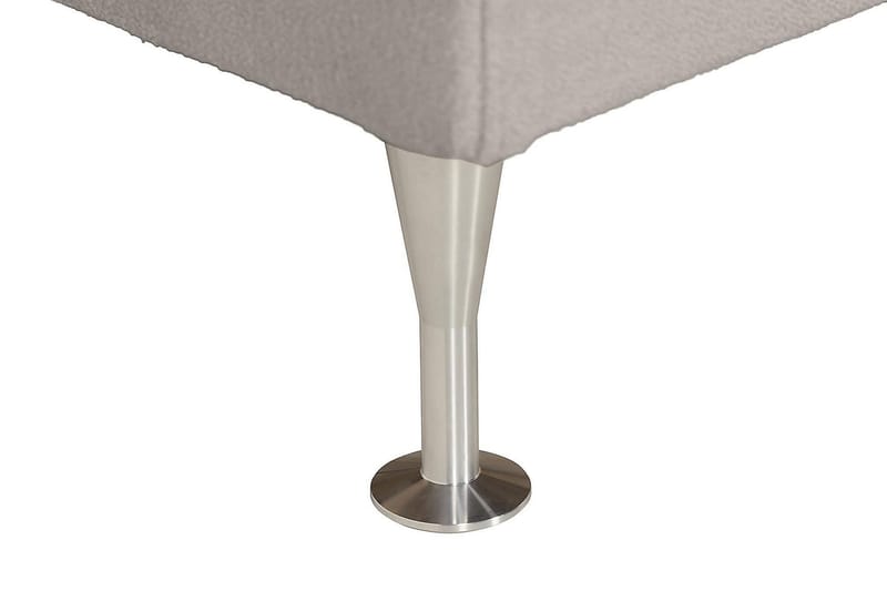 Oslo Lyx Kontinentalseng Boucle 120x200 - Grå - Møbler - Senge - Kontinentalsenge