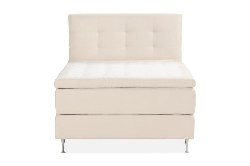 Oslo Lyx Kontinentalseng Boucle 120x200 - Lysebeige - Møbler - Senge - Komplet sengepakke