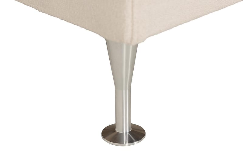 Oslo Lyx Kontinentalseng Boucle 120x200 - Lysebeige - Møbler - Senge - Komplet sengepakke