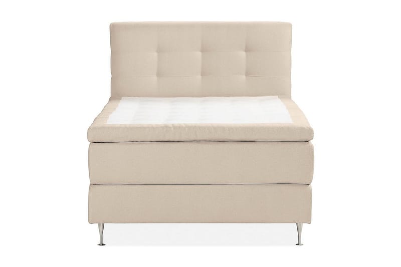Oslo Lyx Kontinentalseng Boucle 140x200 - Beige - Møbler - Senge - Kontinentalsenge