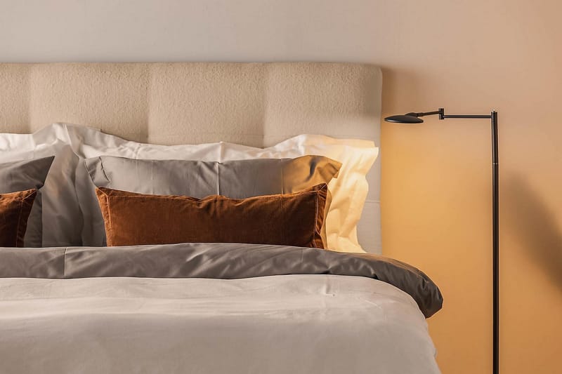 Oslo Lyx Kontinentalseng Boucle 180x200 - Beige - Møbler - Senge - Kontinentalsenge