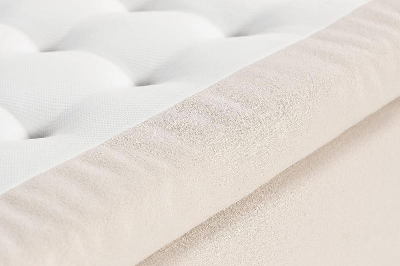 Oslo Lyx Kontinentalseng Boucle 180x200 - Lysebeige - Møbler - Senge - Komplet sengepakke