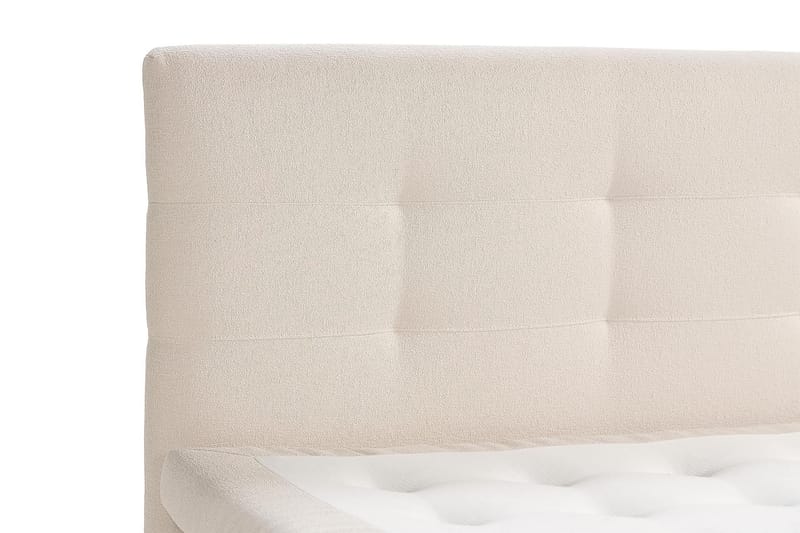 Oslo Lyx Kontinentalseng Boucle 180x200 - Lysebeige - Møbler - Senge - Komplet sengepakke