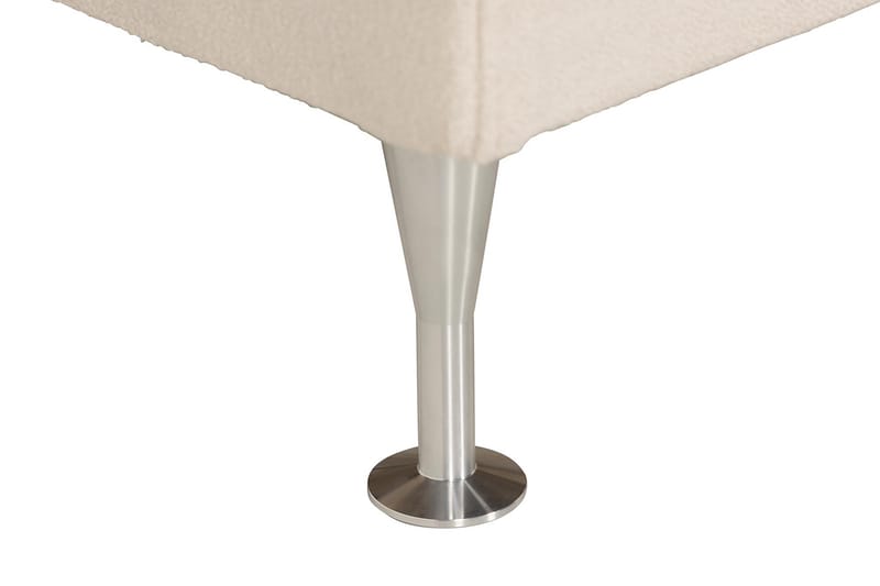 Oslo Lyx Sengepakke Boucle 140x200 Dybttuftet gavl - Lysebeige - Møbler - Senge - Komplet sengepakke