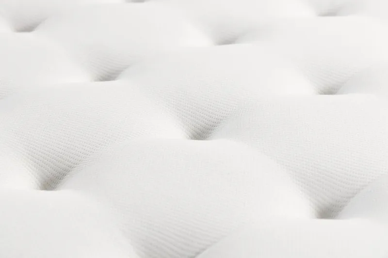 Oslo Lyx Sengepakke Boucle 160x200 Dybttuftet gavl - Lysebeige - Møbler - Senge - Kontinentalsenge