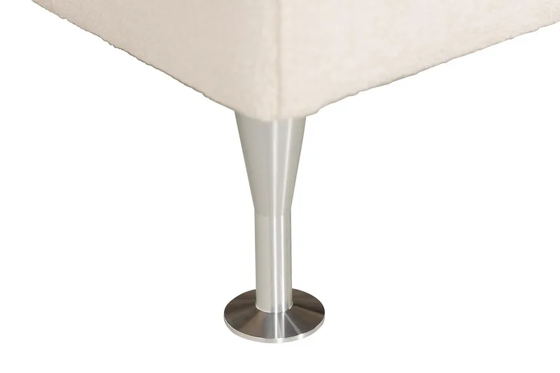 Oslo Lyx Sengepakke Boucle 160x200 Dybttuftet gavl - Lysebeige - Møbler - Senge - Kontinentalsenge