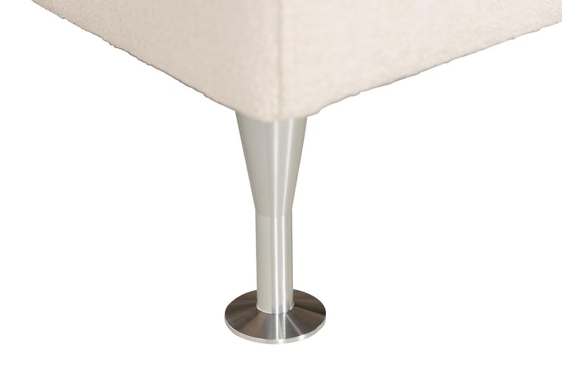 Oslo Lyx Sengepakke Boucle 180x200 Dybttuftet gavl - Lysebeige - Møbler - Senge - Komplet sengepakke