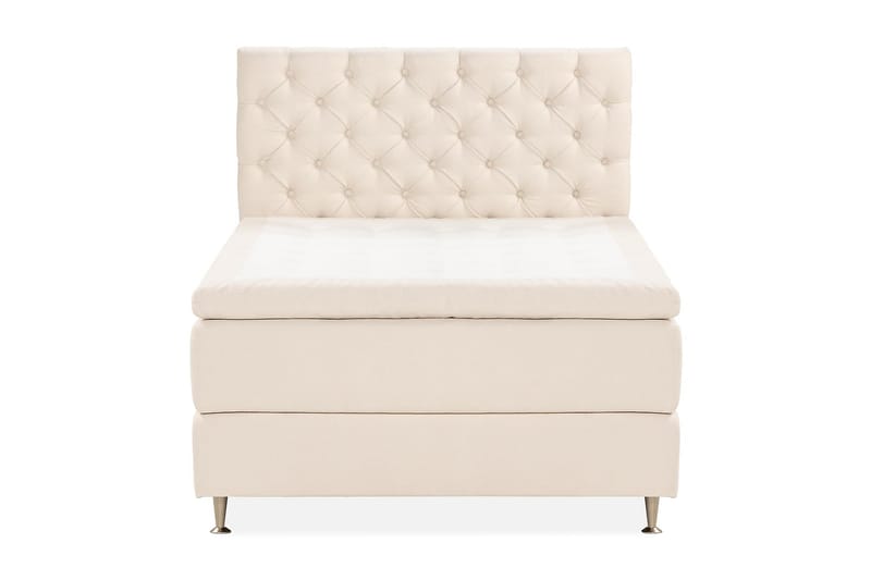 Oslo Lyx Sengepakke Kontinentalseng 140x200 cm - Lysbeige - Møbler - Senge - Komplet sengepakke