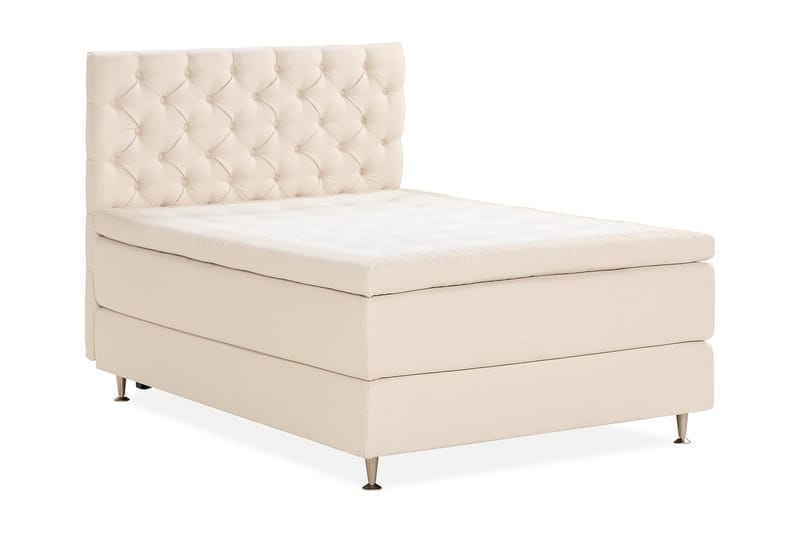 Oslo Lyx Sengepakke Kontinentalseng 140x200 cm - Lysbeige - Møbler - Senge - Komplet sengepakke