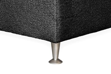 Oslo Lyx Sengepakke Kontinentalseng 160x200 cm Curved Sengegavl - Sort - Møbler - Senge - Kontinentalsenge