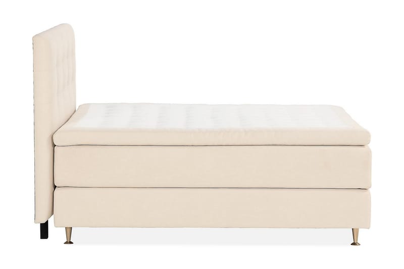 Oslo Lyx Sengepakke Kontinentalseng 160x200 cm - Lysbeige - Møbler - Senge - Komplet sengepakke