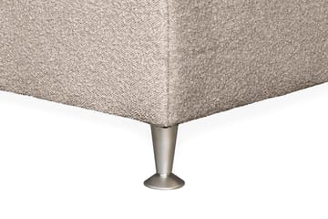 Oslo Lyx Sengepakke Kontinentalseng 180x200 cm Curved Sengegavl - Beige - Møbler - Senge - Kontinentalsenge