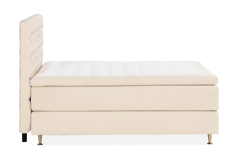 Oslo Lyx Sengepakke Kontinentalseng 180x200 cm - Lysbeige - Møbler - Senge - Komplet sengepakke