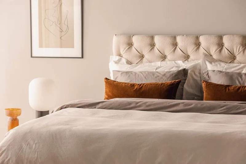 Oslo Lyx Sengepakke Kontinentalseng 180x200 cm - Lysbeige - Møbler - Senge - Kontinentalsenge