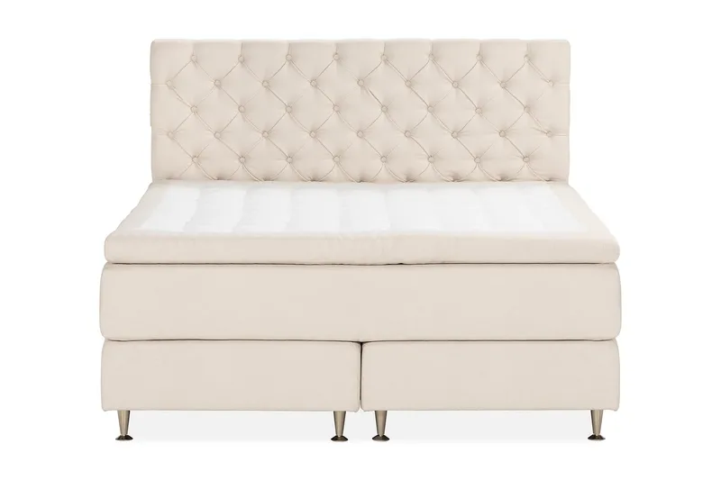 Oslo Lyx Sengepakke Kontinentalseng 180x200 cm, Lysbeige