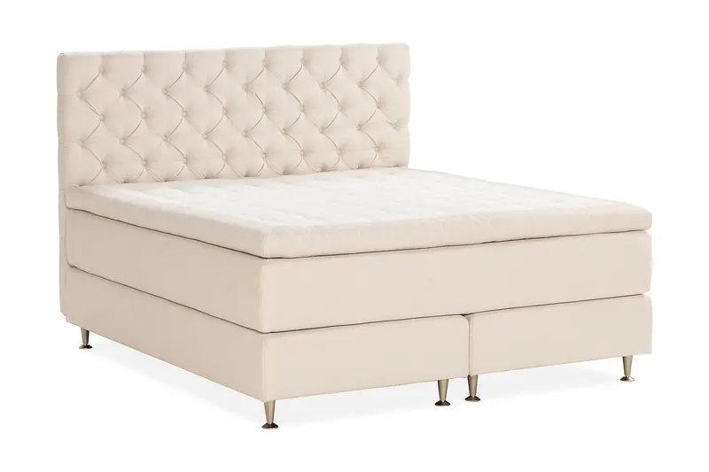 Oslo Lyx Sengepakke Kontinentalseng 180x200 cm - Lysbeige - Møbler - Senge - Kontinentalsenge