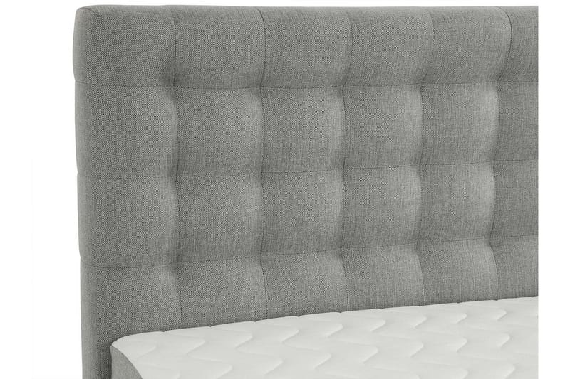 Plevoll kontinentalseng 160x200 - Mørkegrå - Møbler - Senge - Kontinentalsenge