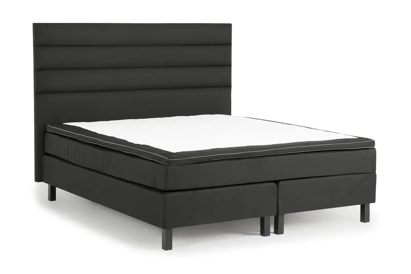Princess 180x200 Komplet Sengepakke - Sort - Møbler - Senge - Kontinentalsenge