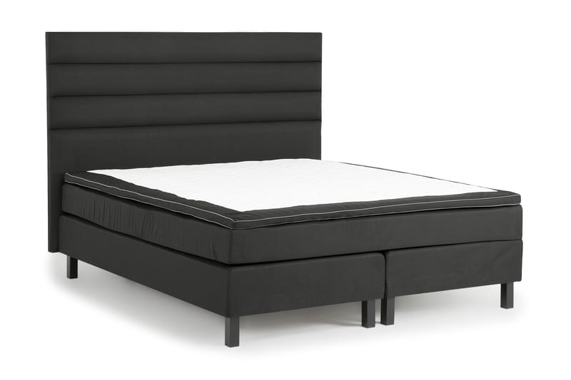 Princess 180x200 Komplet Sengepakke - Sort - Møbler - Senge - Kontinentalsenge
