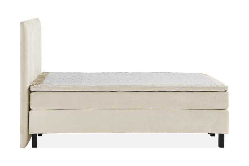 Princess Kontinentalseng 120x200cm - Beige/Velour - Møbler - Senge - Kontinentalsenge