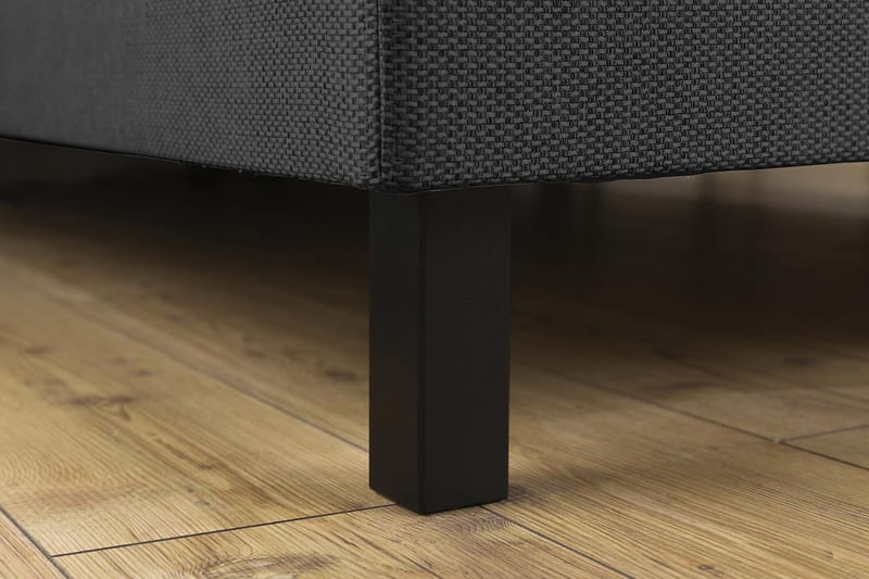 Princess kontinentalseng 120x200cm - Grå - Møbler - Senge - Kontinentalsenge