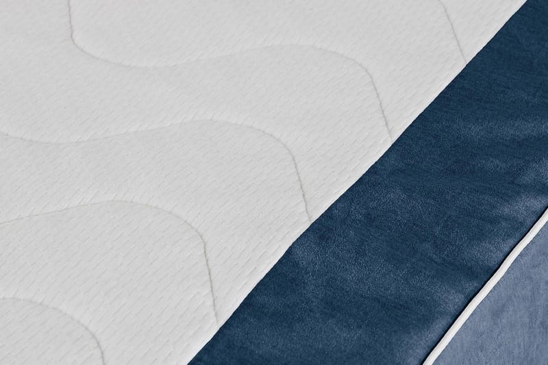 Princess Kontinentalseng 120x200cm - Mørkeblå/Velour - Møbler - Senge - Kontinentalsenge