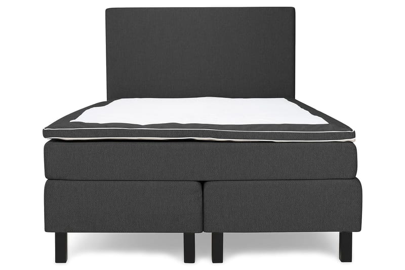 Princess kontinentalseng 140x200cm - Grå - Møbler - Senge - Kontinentalsenge