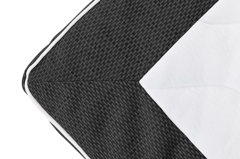 Princess kontinentalseng 140x200cm - Grå - Møbler - Senge - Kontinentalsenge