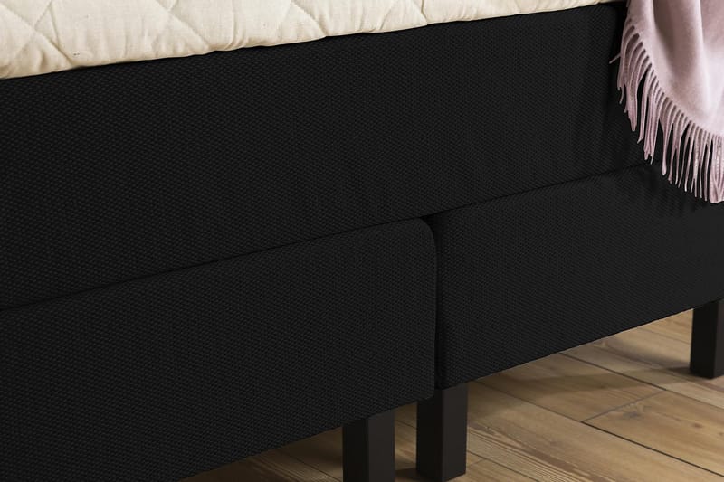 Princess kontinentalseng 140x200cm - Sort - Møbler - Senge - Kontinentalsenge