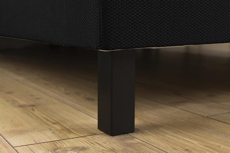 Princess kontinentalseng 140x200cm - Sort - Møbler - Senge - Kontinentalsenge