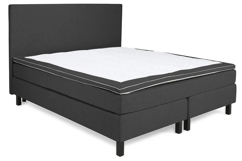 Princess Kontinentalseng 160x200 - mørkegrå - Møbler - Senge - Kontinentalsenge