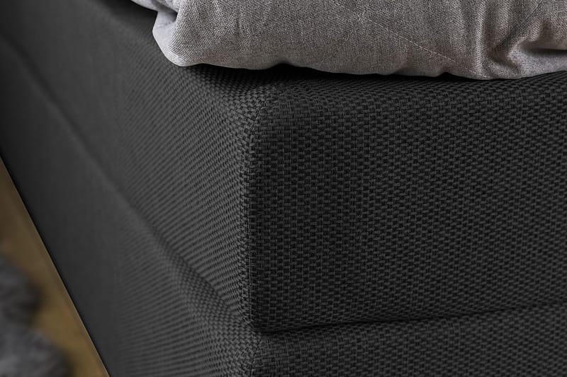 Princess Kontinentalseng 160x200 - mørkegrå - Møbler - Senge - Kontinentalsenge