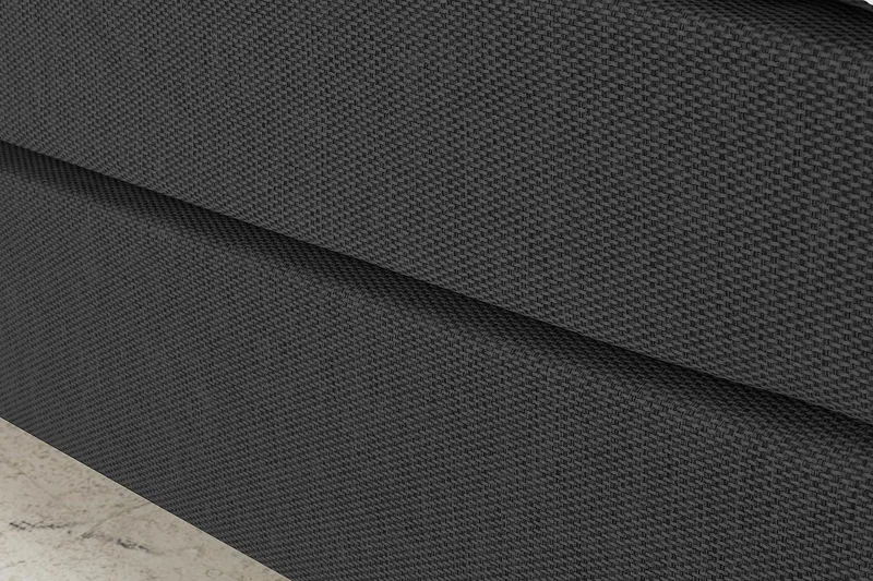 Princess Kontinentalseng 160x200 - mørkegrå - Møbler - Senge - Kontinentalsenge