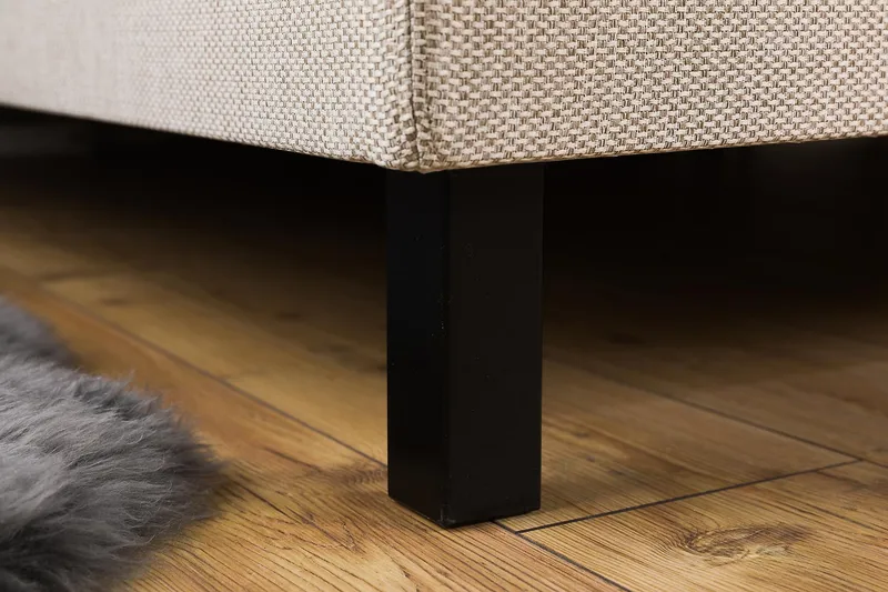 Princess kontinentalseng 160x200cm - Beige - Møbler - Senge - Kontinentalsenge