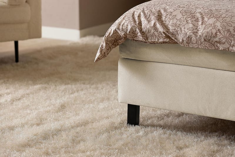Princess Kontinentalseng 160x200cm - Beige/Velour - Møbler - Senge - Kontinentalsenge