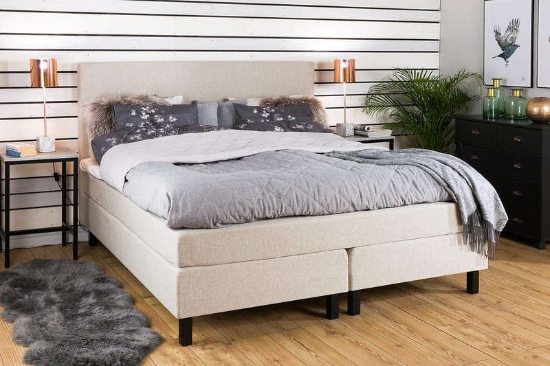 Princess Kontinentalseng 180x200 - Beige - Møbler - Senge - Kontinentalsenge