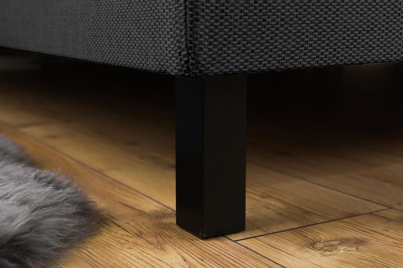 Princess Kontinentalseng 180x200 - Grå - Møbler - Senge - Kontinentalsenge